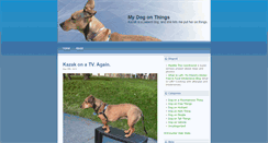 Desktop Screenshot of mydogonthings.com